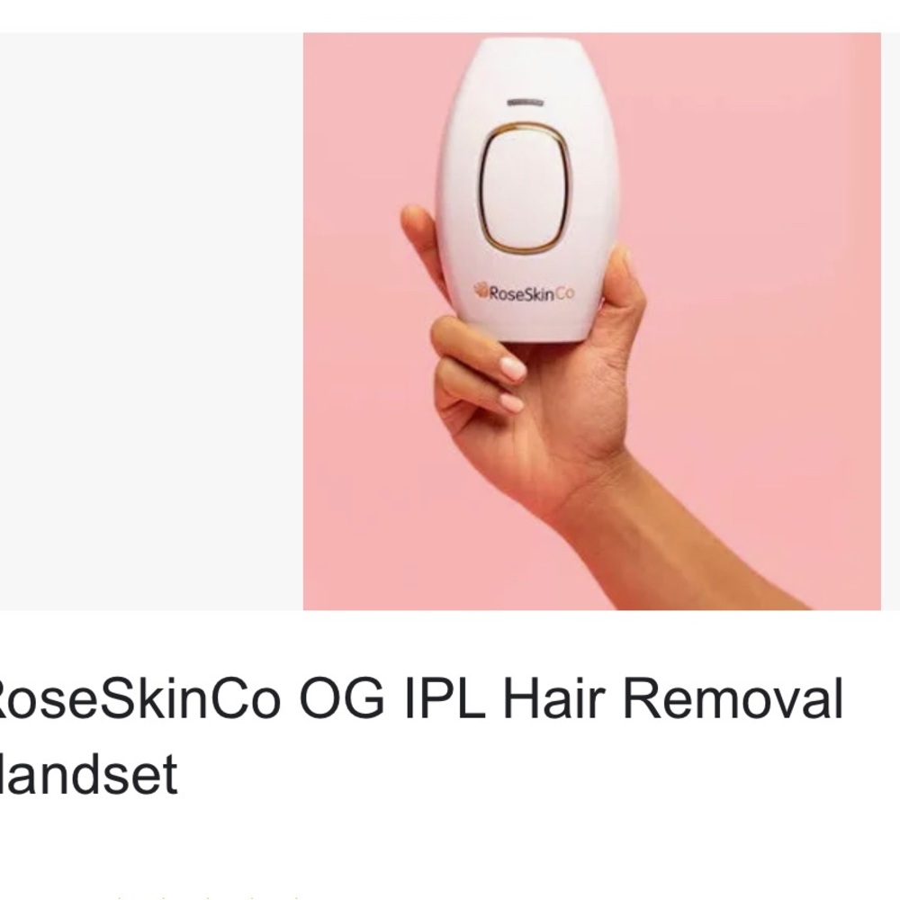 Laser hair removal device